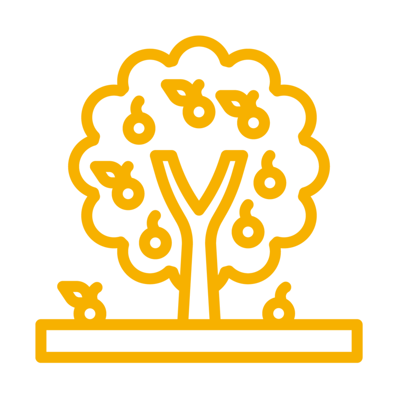 stats icon voor streekeigen bomen en struiken geplant 27.845